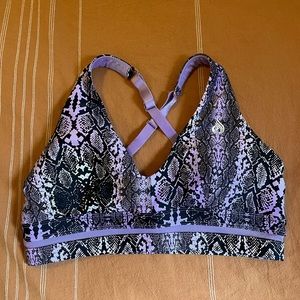 RyderWear Purple Snake Sports Bra